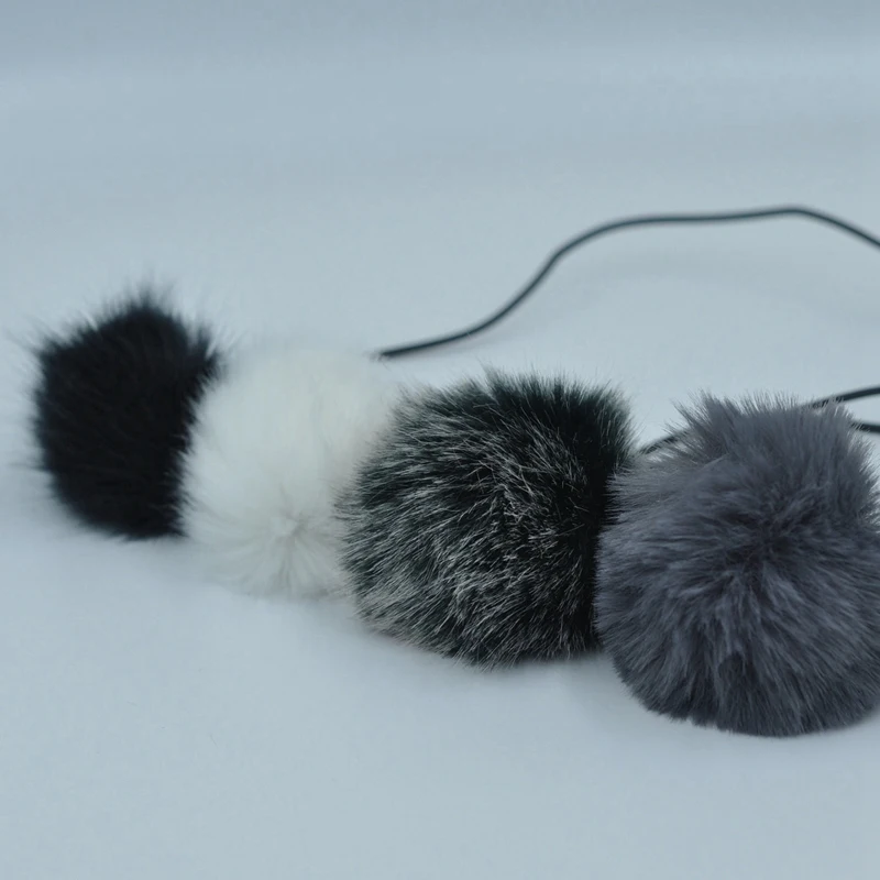 Universal Lavalier Microphone Furry Windsn Fur Windshield Wind Muff Soft for Sony Rode Boya Lapel Mic 5Mm | Электроника