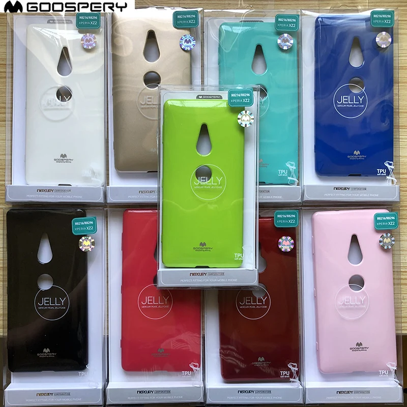Фото Original Mercury Goospery Color Pearl Jelly Flexible TPU Soft Mobile Phone Cover Case For Sony Xperia XZ2 Мобильные телефоны и Original Mercury Goospery Color Pearl Jelly Flexible TPU Soft Mobile Phone Cover Case For Sony Xperia XZ2 Мобильные телефоны и