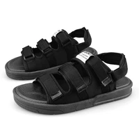 harni hwang mens summer unique black mesh breathable sports sandals fashionable outdoor eva wear resistant slippers size 39 44