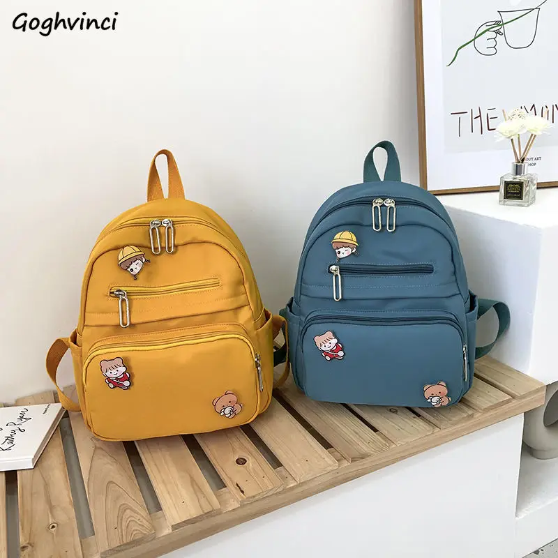 

New Trend Female Backpacks Nylon Waterproof Women Backpack Fashion Casual Teenager Girl School Bags Child Student Shoulder Daily