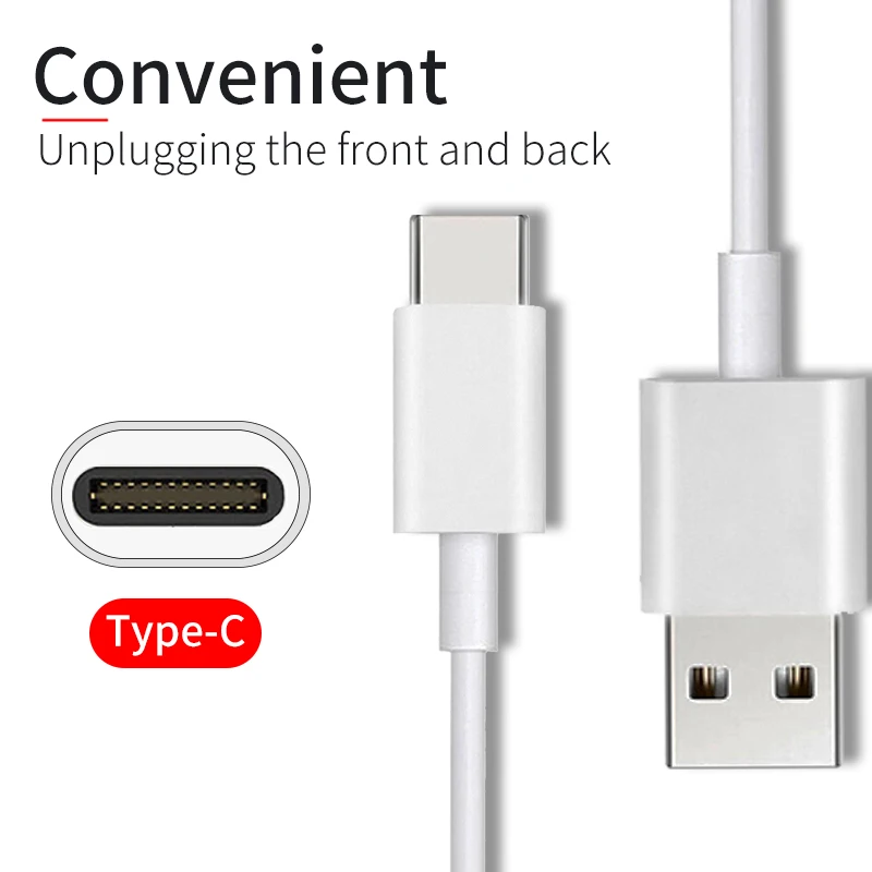 Для Xiaomi USB Type C кабель оригинальная Быстрая зарядка MI 9 8 6 4C 4S A1 5S Plus 5X Mix MAX 2 Redmi K20 Pro