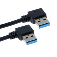 20cm 90 degree right angle usb 3 0 male to right angle usb 3 0 male cable for pc hardisk