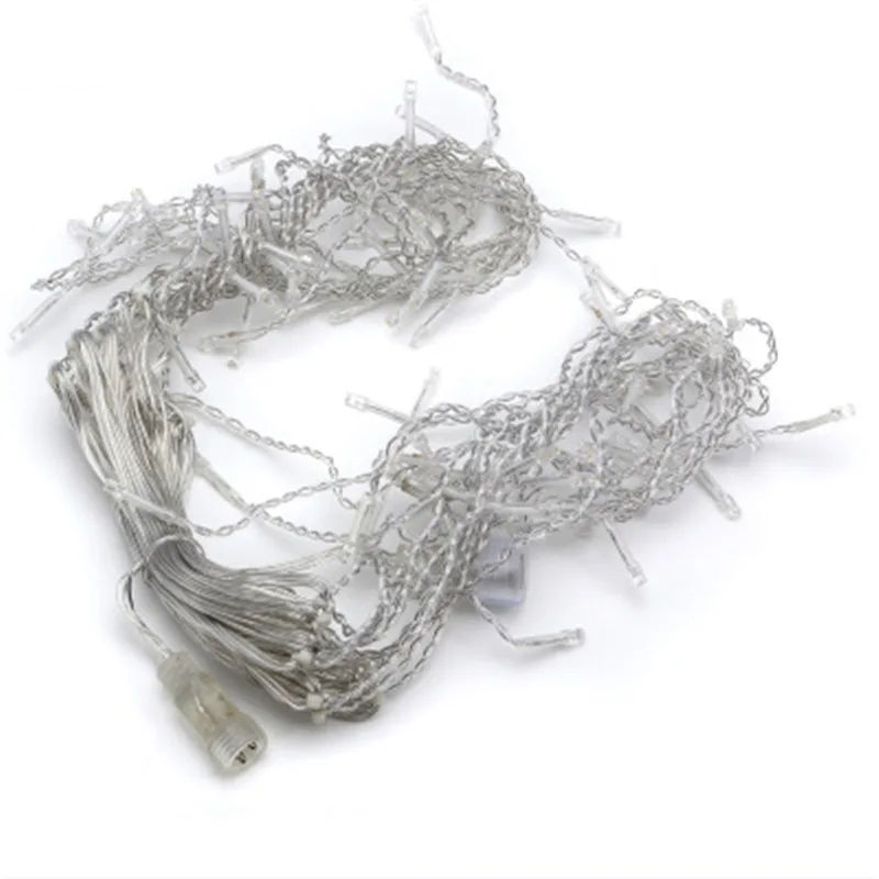 2020 Новогодняя светодиодный ная Гирлянда занавеска на окно Рождественские огни 4