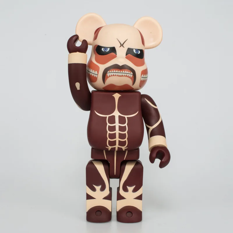 bear10 28 см Кукла Медведь виниловая модель игрушки кирпич 400% фигурка коллекция подарки уличное искусство статуи - Цвет: bear10
