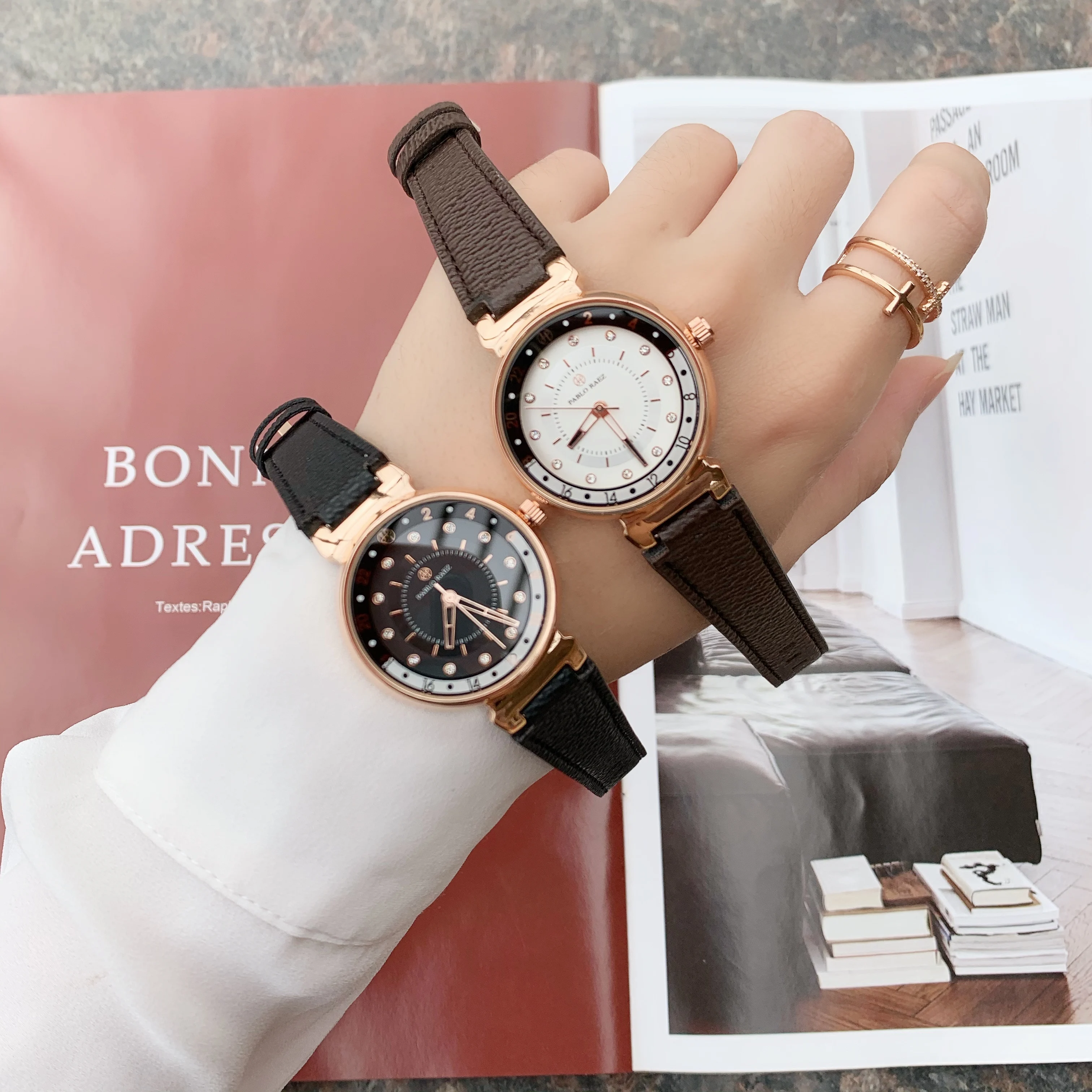 PABLO RAEZ Фирменная Новинка 100% Модные Стиль высокого качества женские часы класса