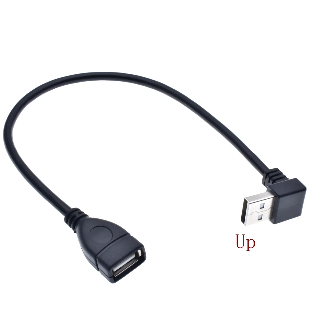 Удлинительный Кабель USB 2 0 Папа-мама с углом 90 градусов 30 см | Компьютеры и офис