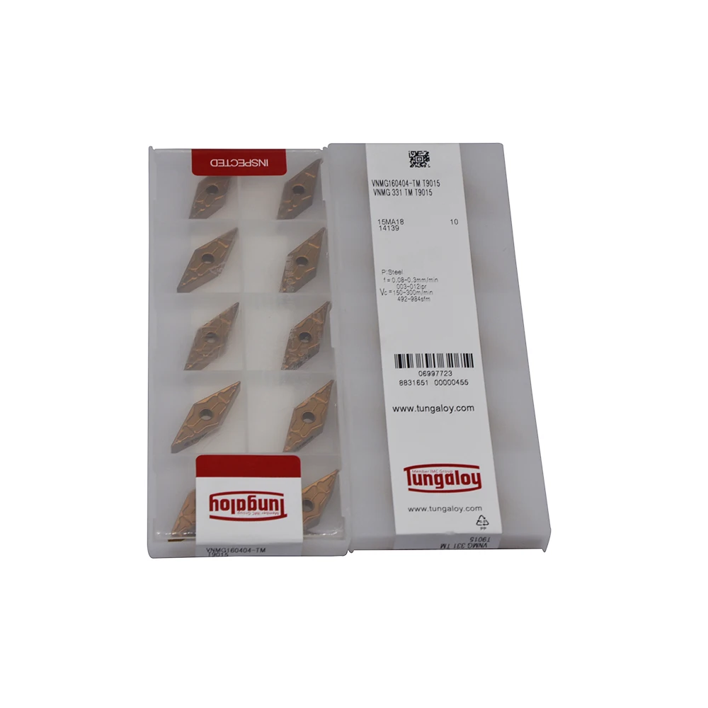 

20pcs（2pack）VNMG331-TM T9015 VNMG160404-TM T9015 CNC Carbide Inserts