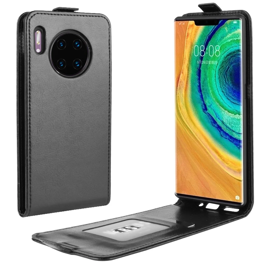 Вертикальный кожаный чехол книжка для Huawei Mate20 30 Pro Lite Mate RS Mate|Чехлы-портмоне| |