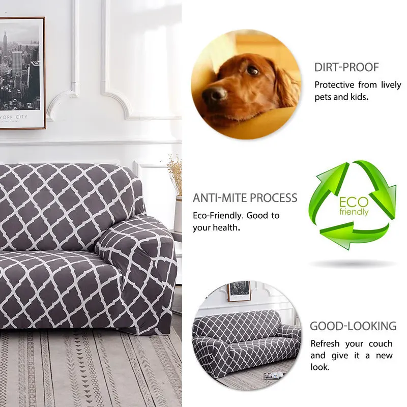 Чехлы для диванов эластичность не скользящие диванные накидки Универсальный