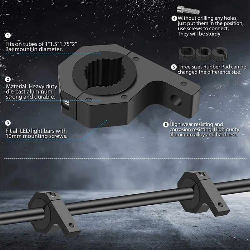 Светодиодная балка Chelhead 3000K для внедорожника 4x4 дюйма светодиодная