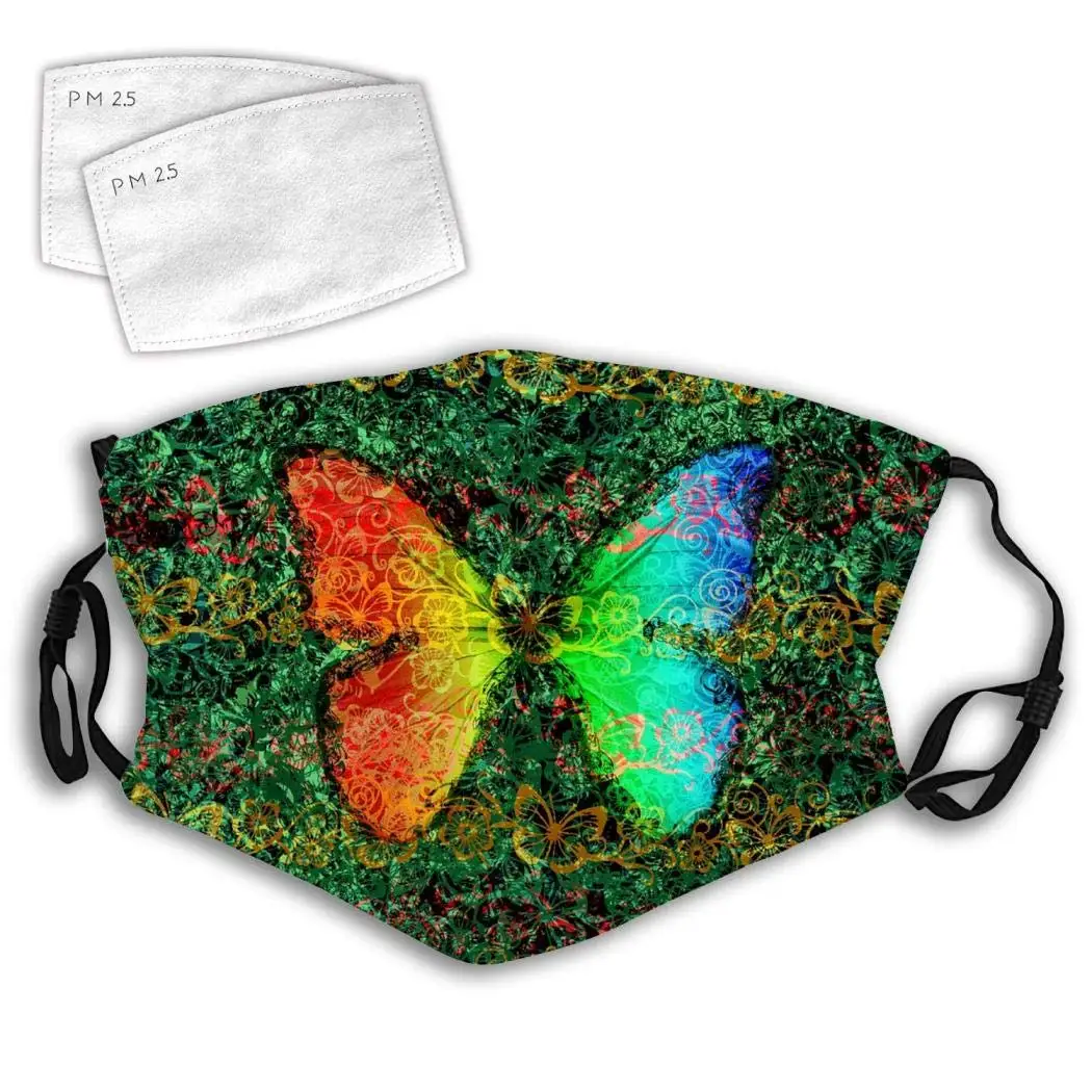 

Butterfly Green Background Anti-Dust Anti-Pollution Windproof Cover