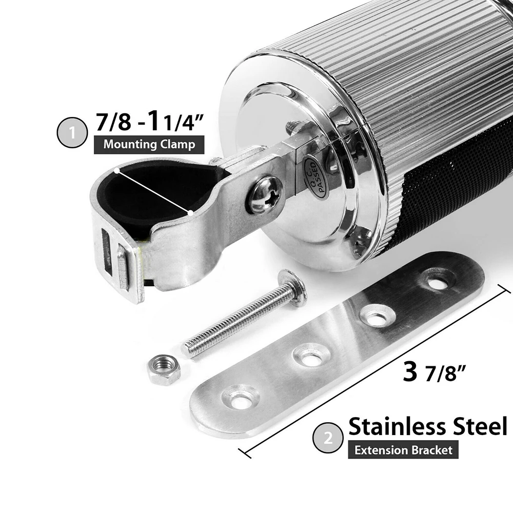 

Speaker Motorcycle Audio Bluetooth Specker 12V Audio Motorcycle Aluminum