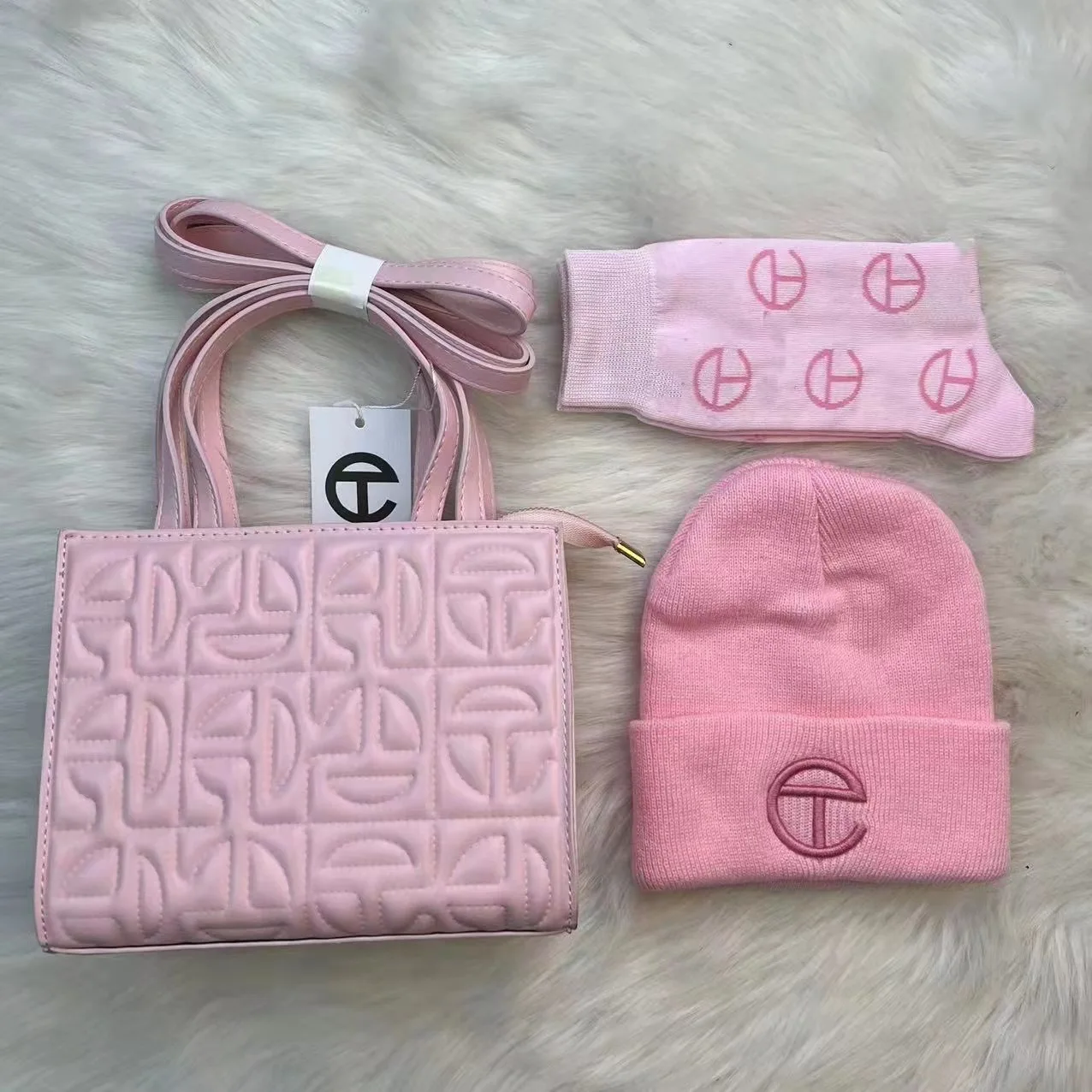 

Fashion Shoulder Trendy Hat and Sock Set Designer Telfar Bags Famous Brands Purses and Handbags for Women Luxury