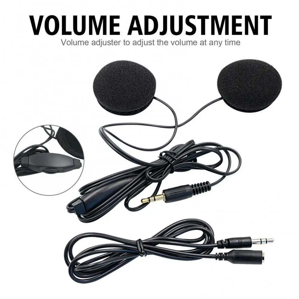 

Hands-free Motorcycle Helmet Headset Speakers Music Stereo Earphone Headphone