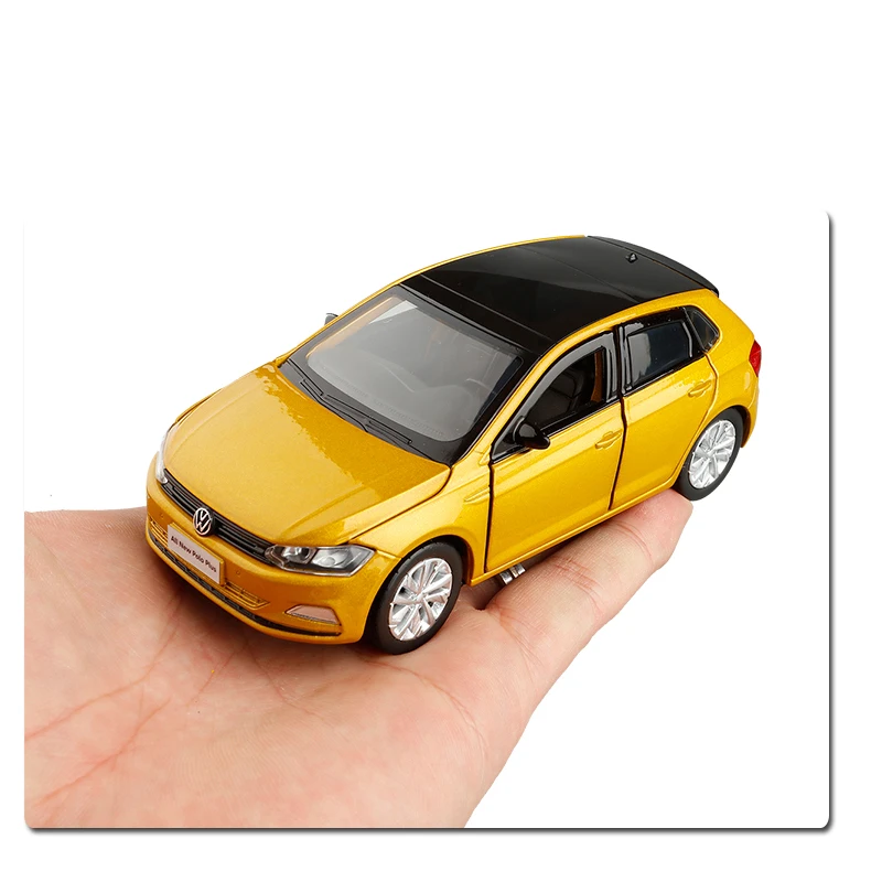 Игрушечный автомобиль 1:32 новинка POLO Plus металлический сплав литье под давлением