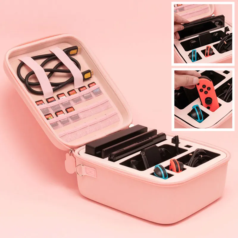Сумка для хранения Geekshare Nintendo Switch Joy-Con Pro полный комплект аксессуаров Жесткий