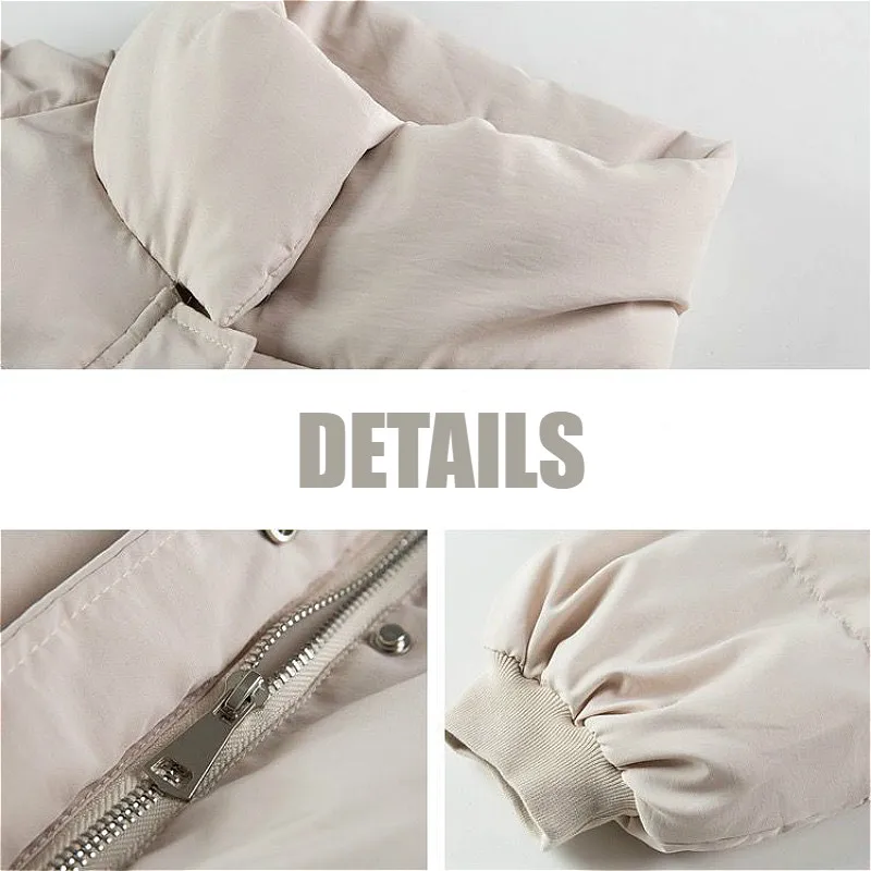 

Short Style Parkas Women Bread Coats Oversize Fashion Various Colors Polyester-padded Chic Warm Winter Thicken Ulzzang Mujer New