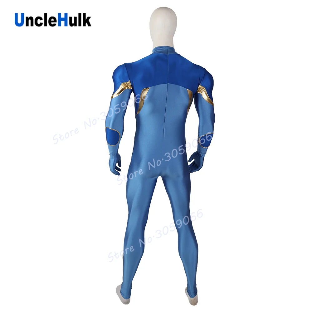 Звездный Платиновый костюм зентай-с шелковой нитью для мышц-A0301 | UncleHulk
