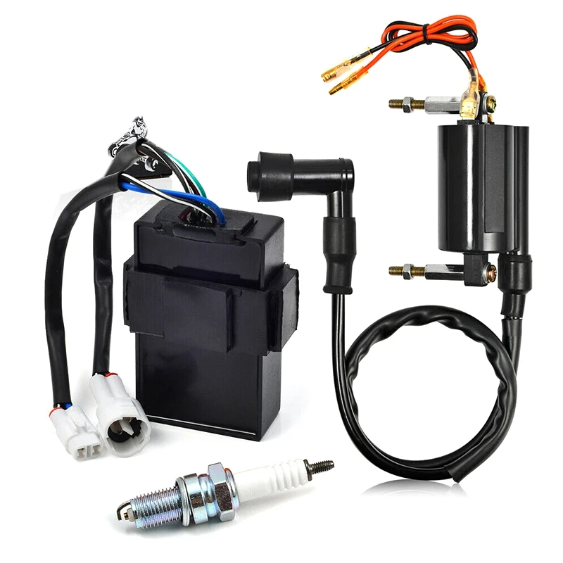 

Ignition Coil CDI Box Spark Plug Kit for Kawasaki Bayou 300 KLF300B 1988-2004