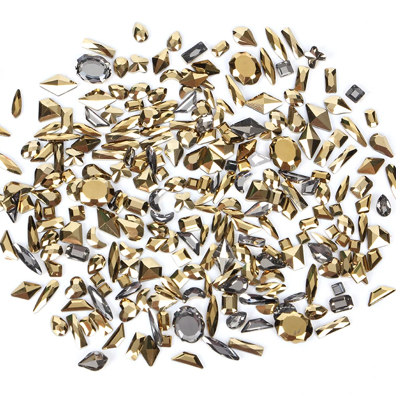 

1440 искусственное добытое золото, бриллианты для дизайна ногтей