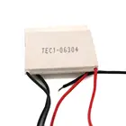 TEC1-06304 радиатор Термоэлектрический охладитель Пельтье охлаждающая пластина 6 в 40x40 мм модуль охлаждения