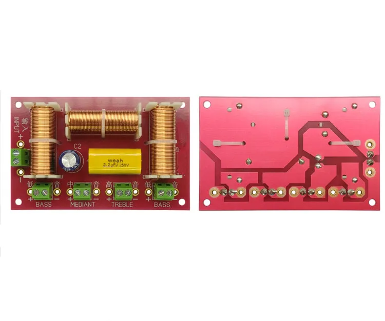 4 варианта кроссовер 200 Вт ВЧ + СЧ двойной бас Динамик 4-8ohm аудио s emi фильтр делитель