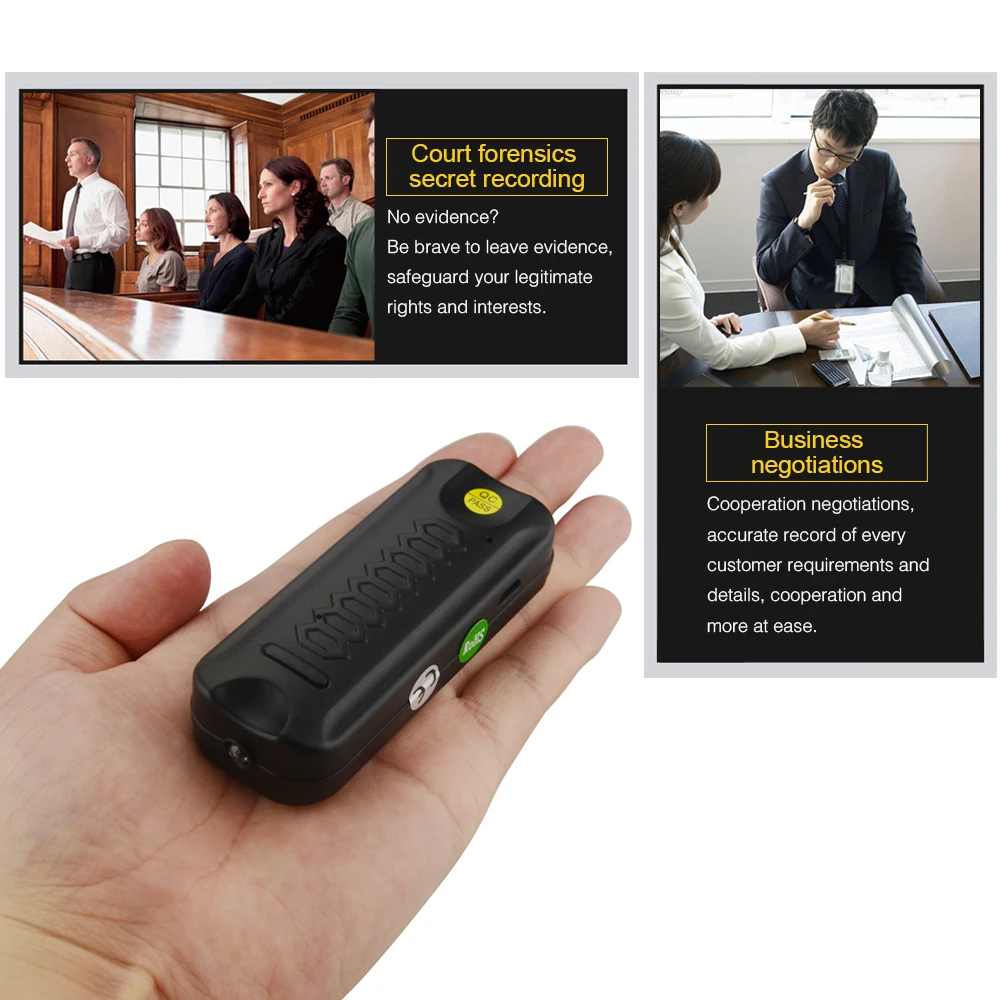 Мини-диктофон Q6 с 8 Гб памяти аудио голосовой монитор сильный магнит