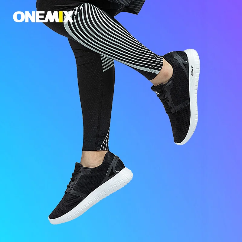 

Onemix Summer Running Shoes Men's Casual Sneakers Breathable Lightweight Jogging Women's Massage Non-slip Travel Sports Shoes