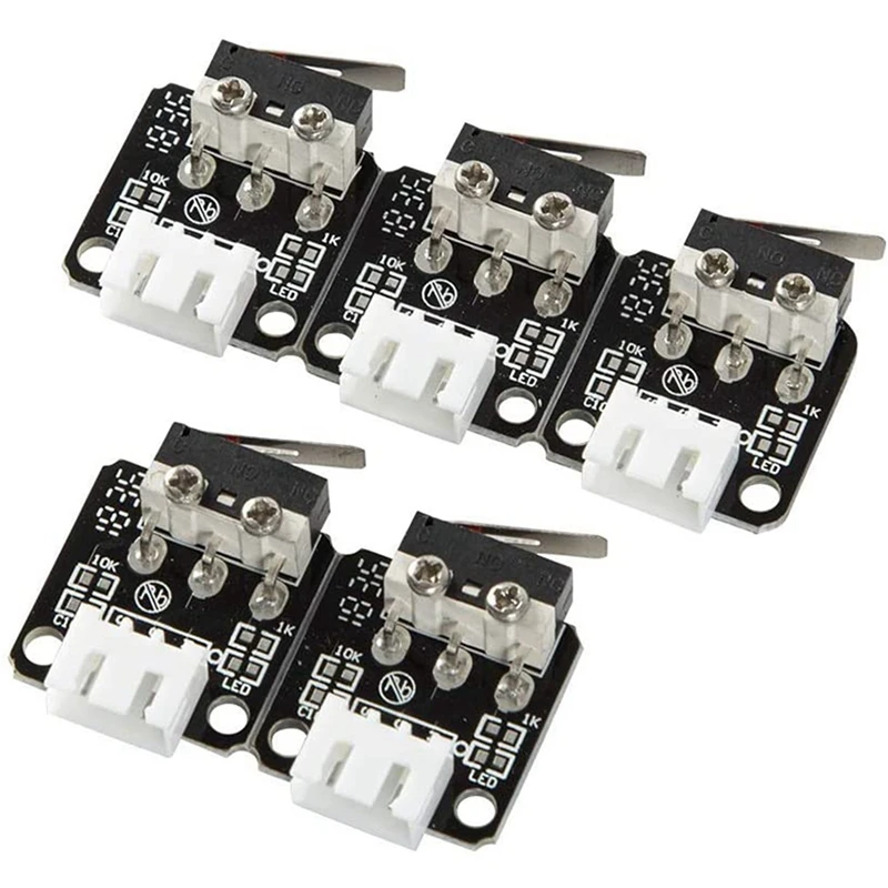 

5PCS Axis Limit Switch 3Pin N/O N/C Control Easy to Use Micro-Switch with GRBL 1.1 Controller Control Board