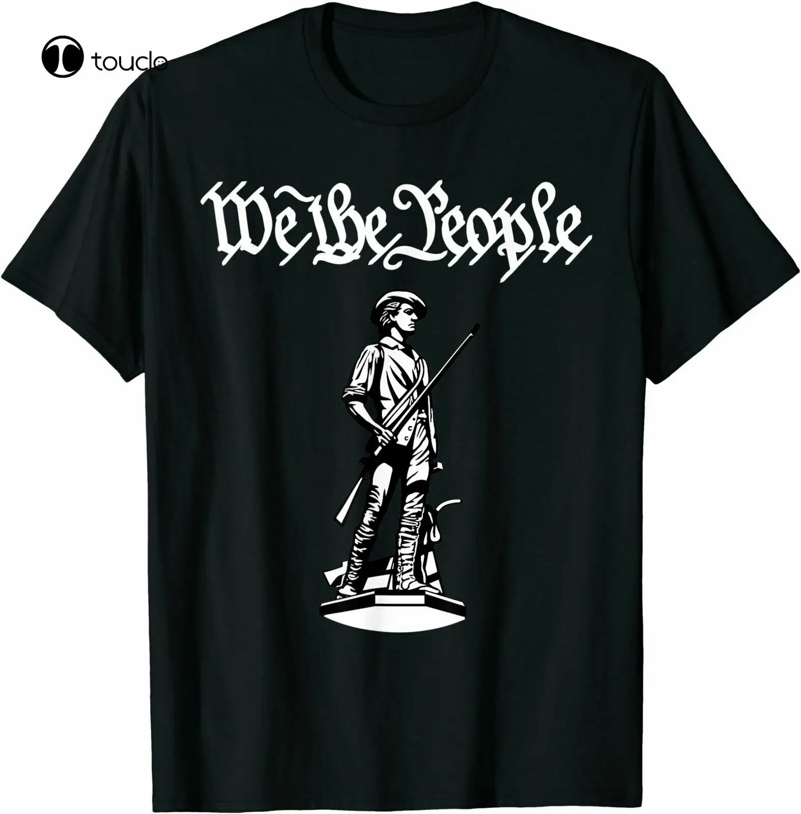 

We The People Minutemen 4Th Of July 1776 Usa T-Shirt Black