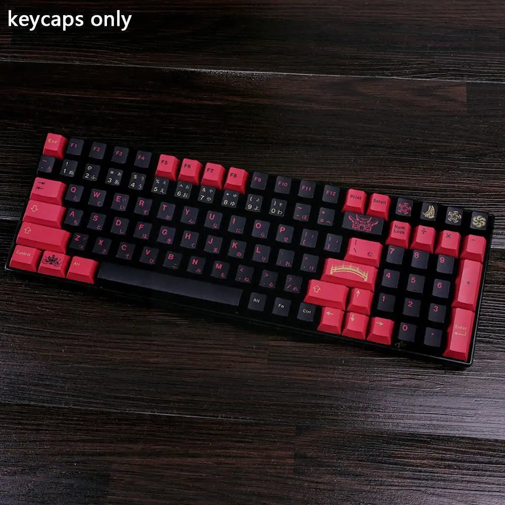 

Gmk Higanbana Cap Is Suitable For Gmk129 Pbt-bian Flower Personalized Cap Height Adaptation 64/84/980 Layout R0k2
