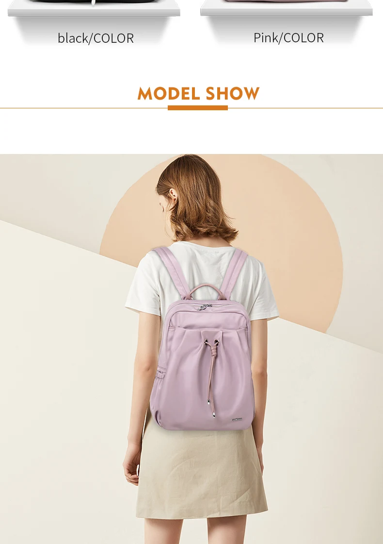 ZOGER Oxford cloth ultra light shoulder bag Korean version new college student bag female simple wild backpack