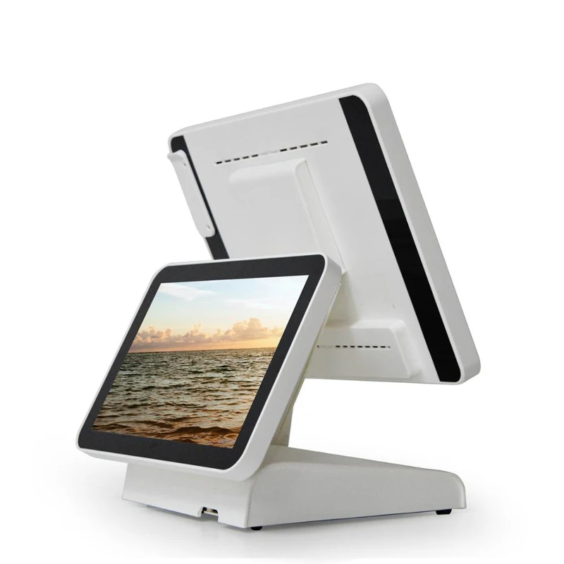 Бесплатная доставка горячая Распродажа двойной сенсорный экран Pos-система ОЗУ 2