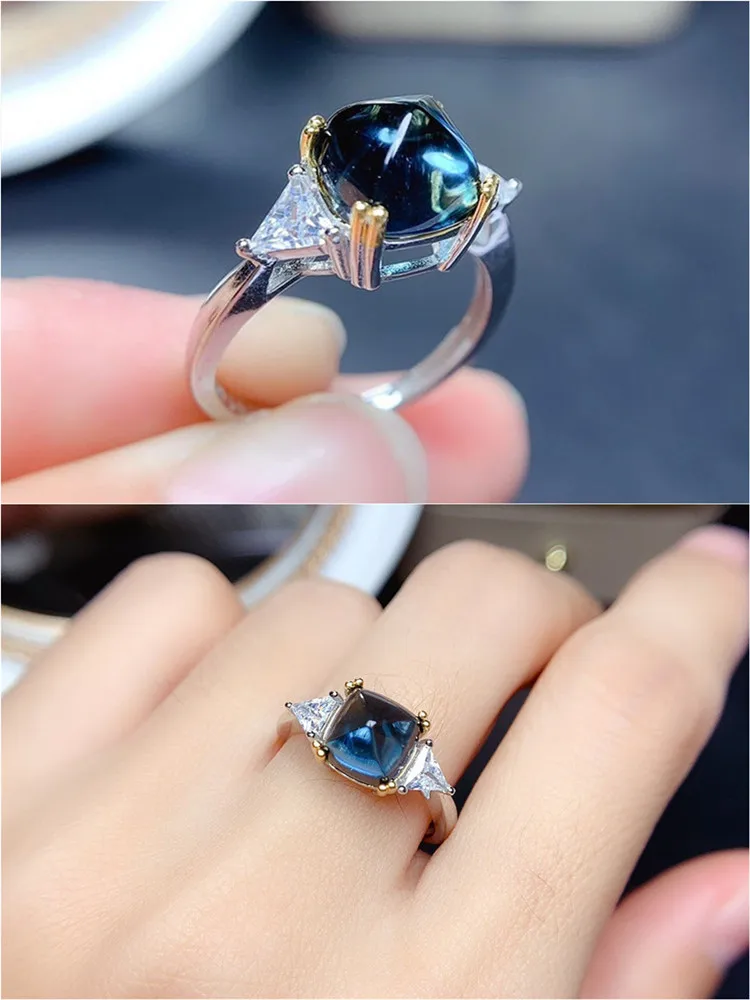 

Женские кольца в виде пирамиды, разноцветные кольца с кристаллами, топазом, изумрудом, бриллиантами, ювелирные изделия белого, золотого, сер...