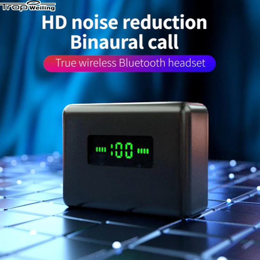 Tws Bluetooth спортивные наушники настоящие беспроводные 3D стерео гарнитура игровая