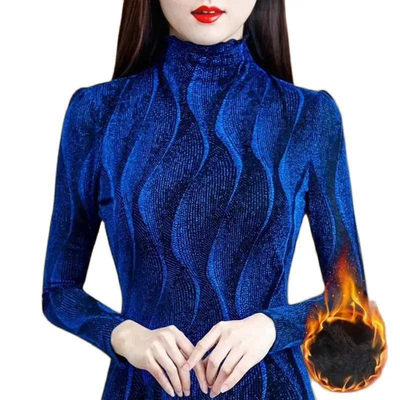 

Mesh Women's Long-Sleeved Autumn Winter Lace Top Blouse Women Blusas Ropa De Mujer CY162