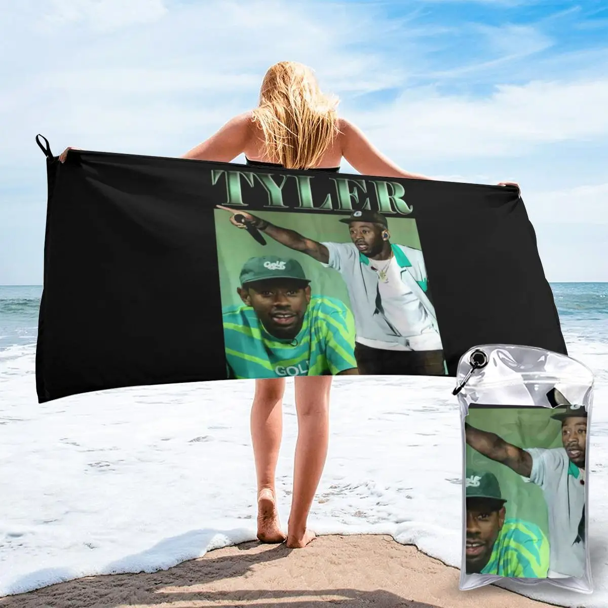 Новый 8799/Тайлер The Creator 90 S ретро стиле рэп 2020 Размеры 5Xl пляжное Полотенца - купить