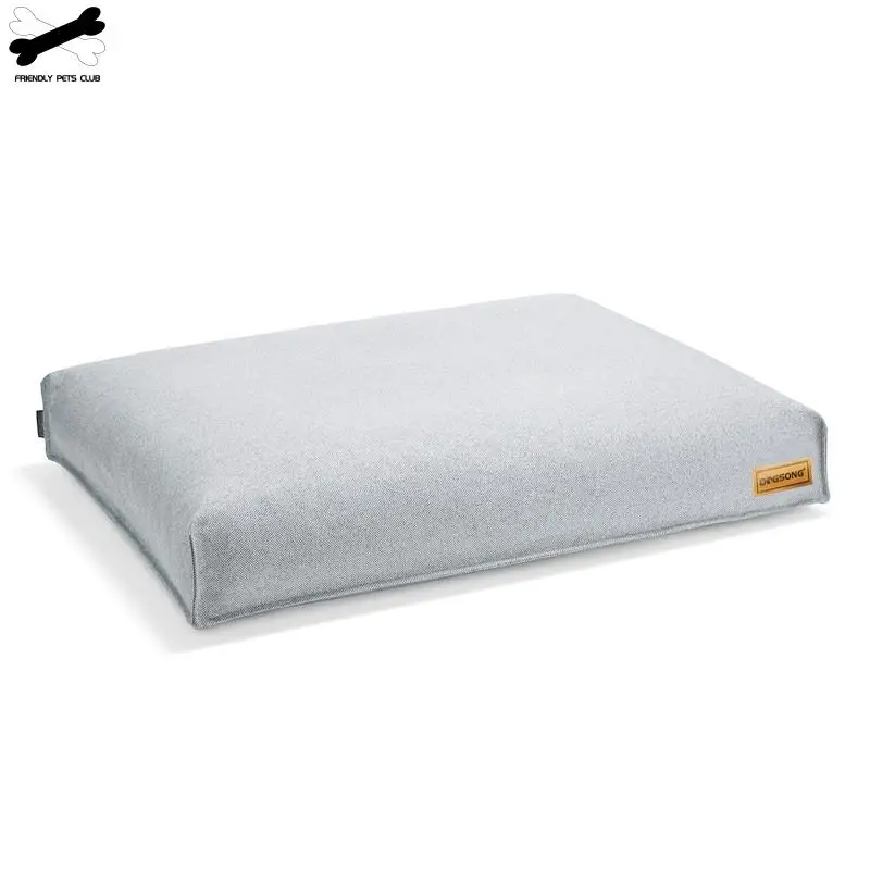Soft Thick Pet Bed Matress Square Mat Anti-slip Machine Washable Durable Sofa 3 Colors Available For Cats Dogs | Дом и сад