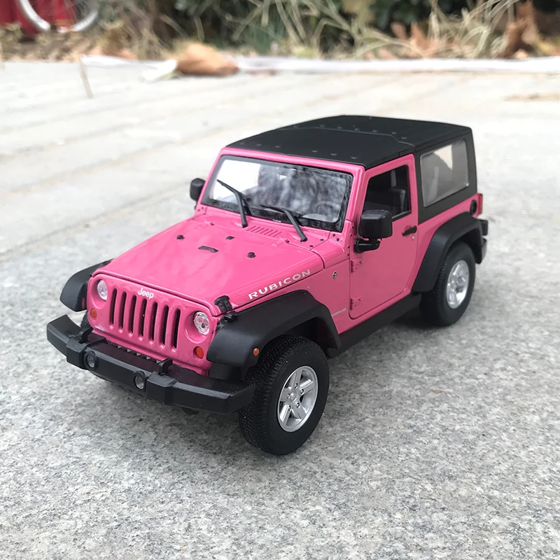 Welly 1/24 1:24 весы 2007 Jeep Wrangler внедорожник автомобиль литье под давлением дисплей