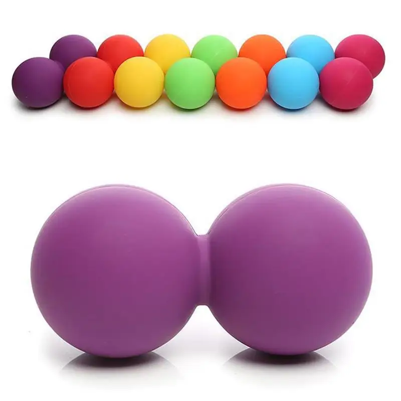 

Mini EPP Peanut Fitness Ball Double Lacrosse Massage Ball Mobility Peanut Ball for Self-Myofascial Release Deep Tissue Yoga