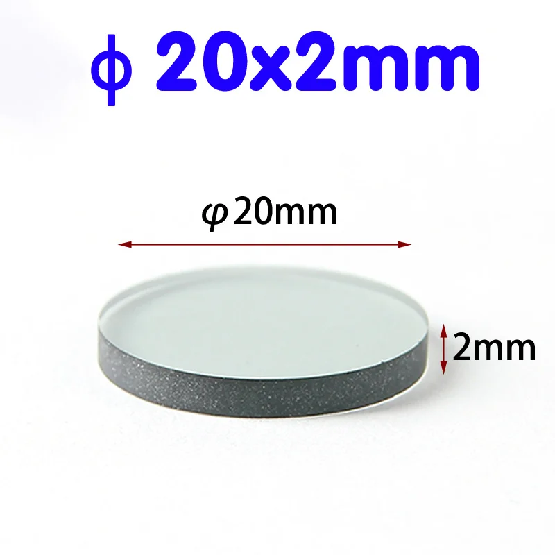 Изолированное стекло диаметром 40x2 мм цветной оптический стеклянный фильтр можно