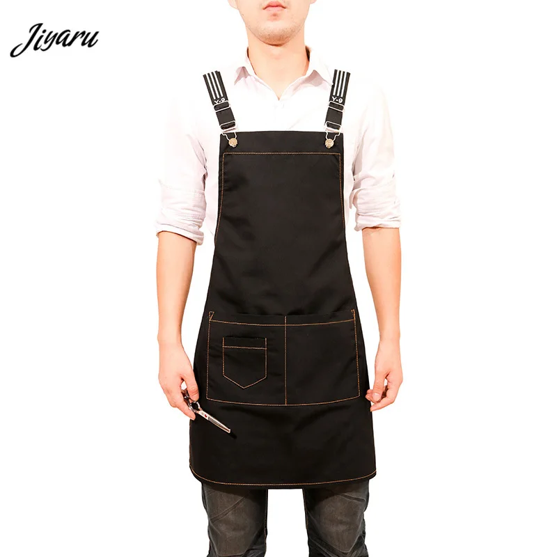 Модный Кухонный Фартук унисекс жакет шеф-повара без рукавов для кафе магазина