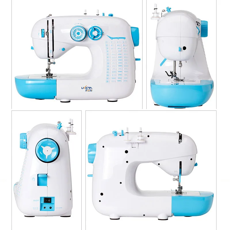 Мини 18 Вт 42 Pin портативная ручная швейная машина домашняя многофункциональная