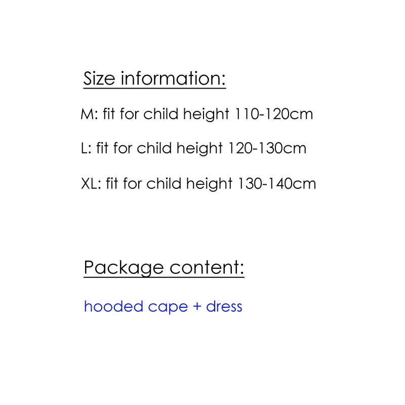 

Lovely Little Red Riding Hood Costume Cosplay for Girls Child Halloween New Year Carnival Mardi Gras Party Fancy Dress G-0180