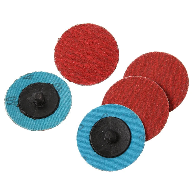 80 шт. шлифовальный набор дисков 2 дюйма Roloc Быстросменные диски с 1/4 дюймовым