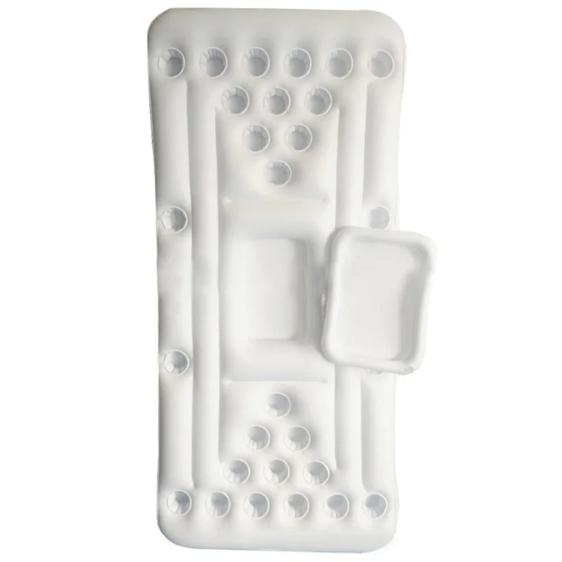 Надувной матрас для бассейна с отверстием пивного понга 28 чашек надувной водный