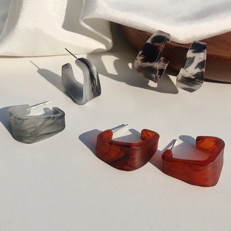 FFLACELL 2020 Новые квадратные акриловые геометрические леопардовые матовые