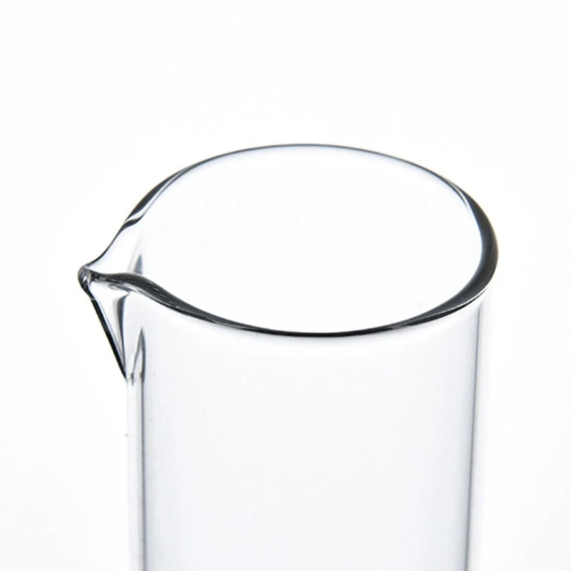 

M89B 100 mL Glass Graduated Cylinder Measuring Single Metric Scale Compatible with Chemistry Lab Home