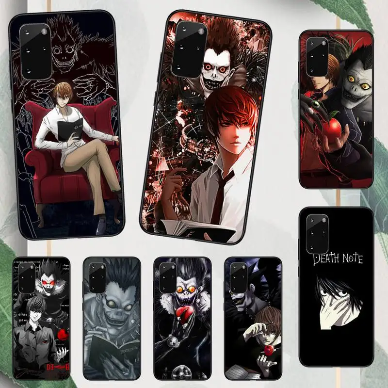 

Japan anime Death Note Phone Case For Samsung galaxy A S note 10 12 20 32 40 50 51 52 70 71 72 21 fe s ultra plus