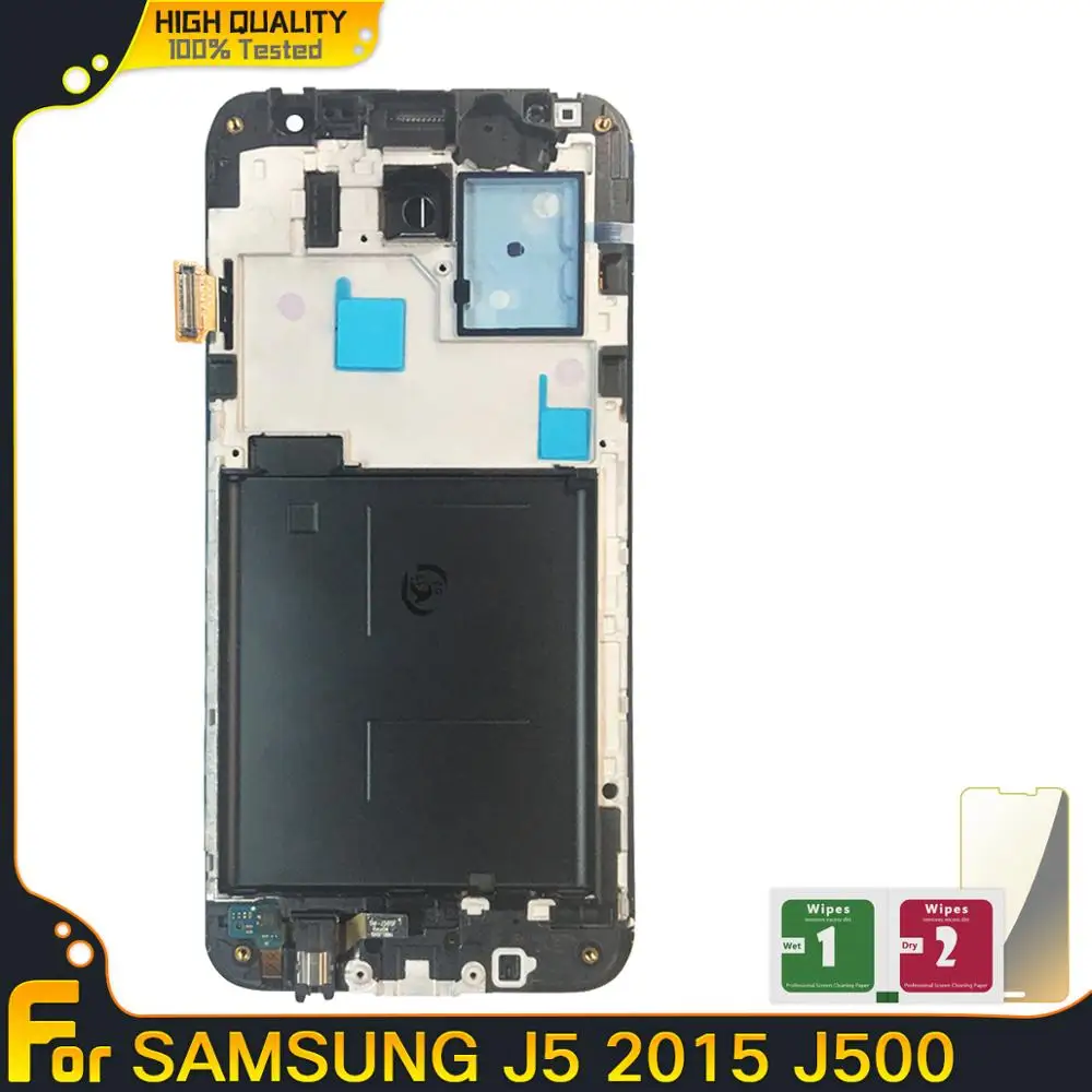 Дисплей для Samsung Galaxy J500 ЖК дисплей сенсорный экран регулировка яркости рамка J500F